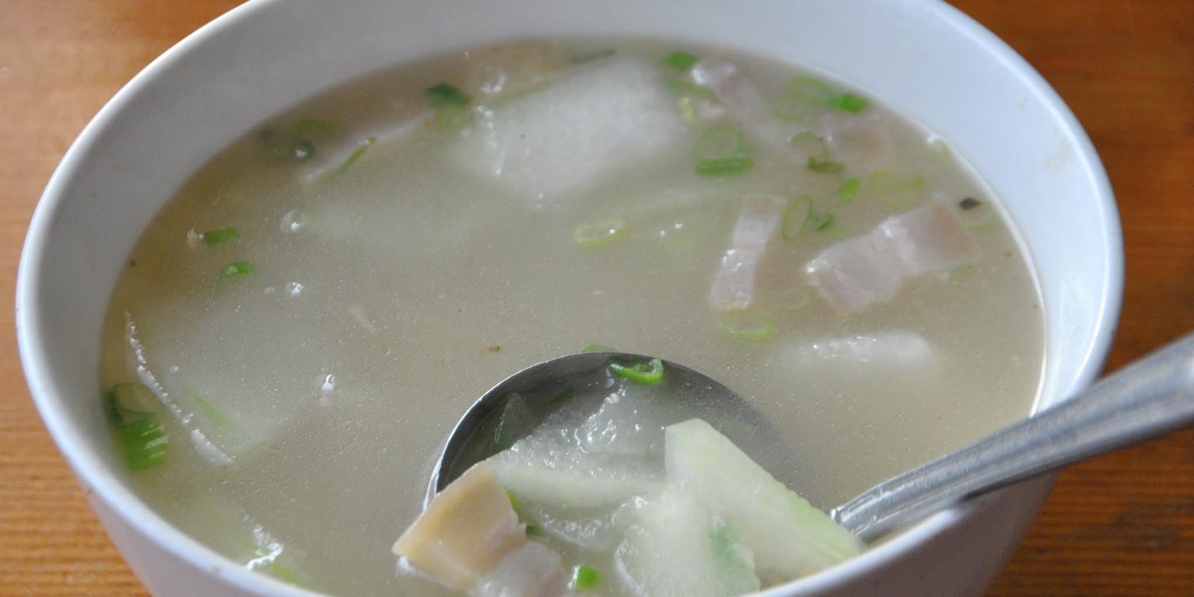 S5. 盐肉冬瓜扁尖汤 	Winter Melon Soup