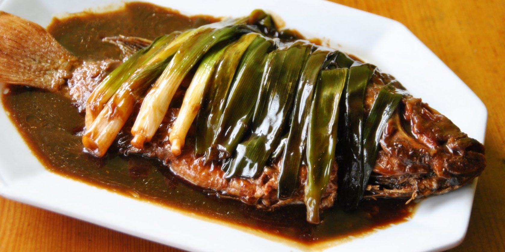 SD5. 葱烤鱼 			Ginger Scallion Tilapia