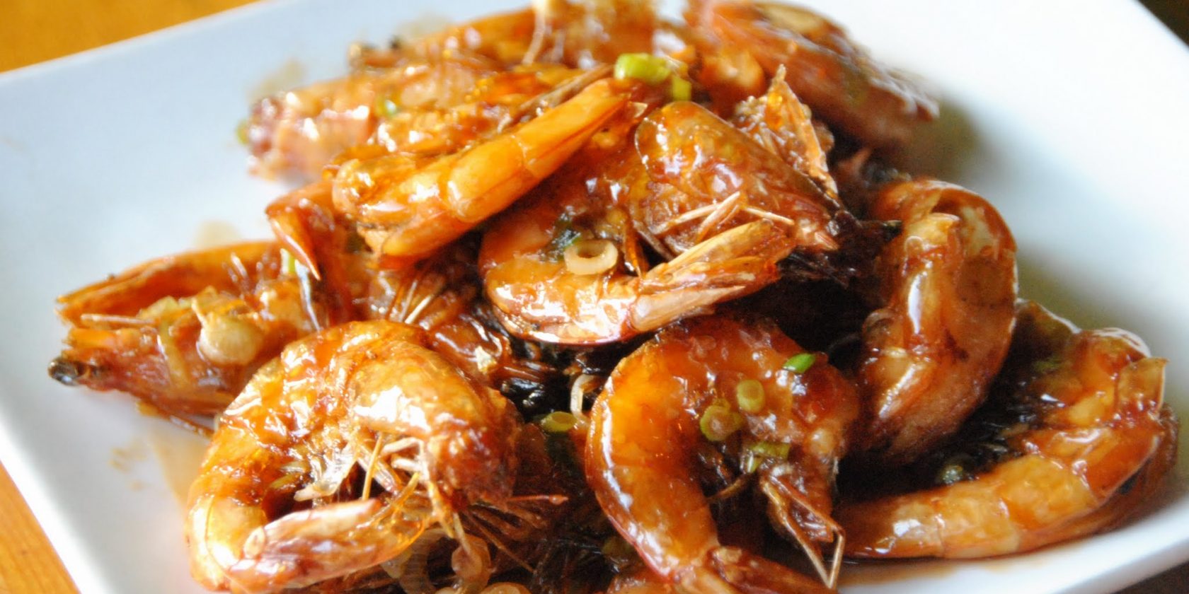 SD9. 油爆虾 			Shrimp in Sweet Sauce
